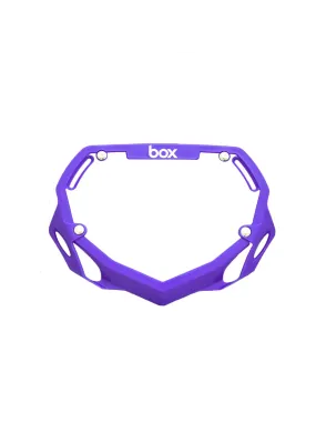Box Two Number Plate Purple